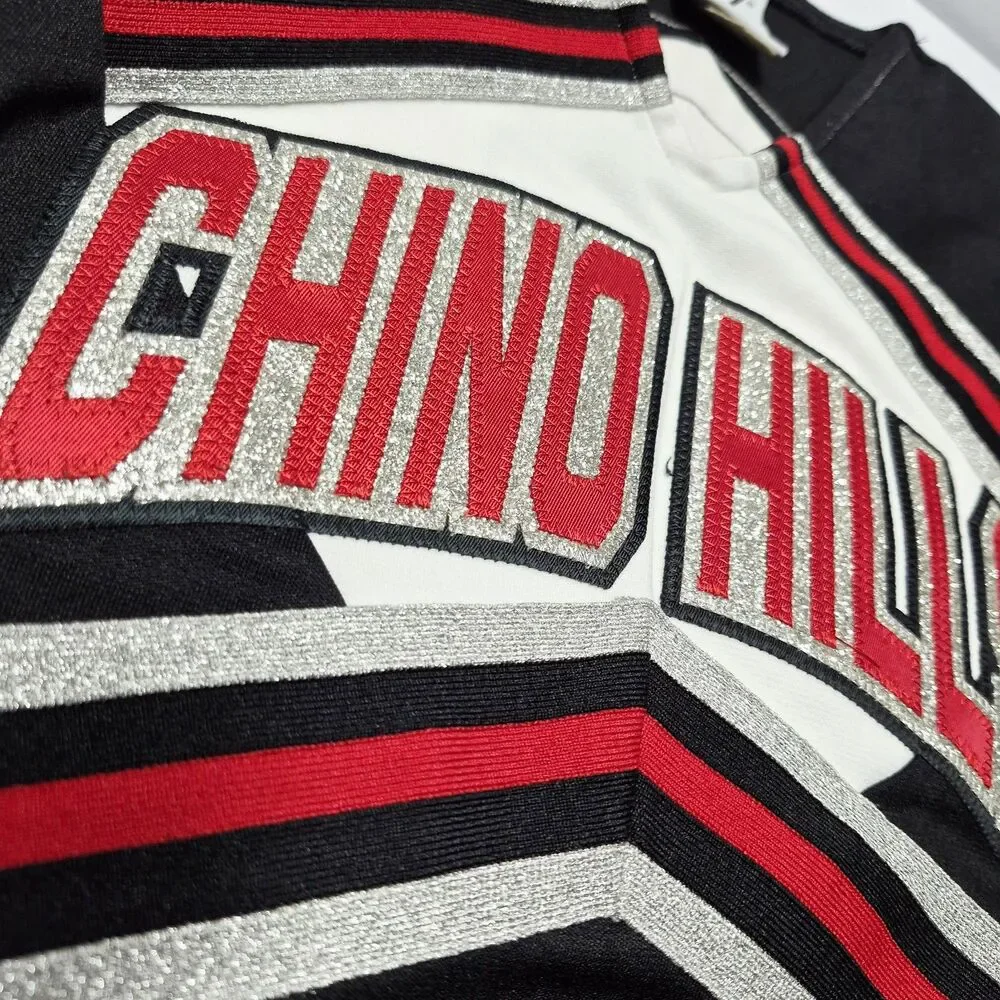 Varsity Spirit Chino Hills High School Cheerleader Uniform Set Top Skirt Youth L